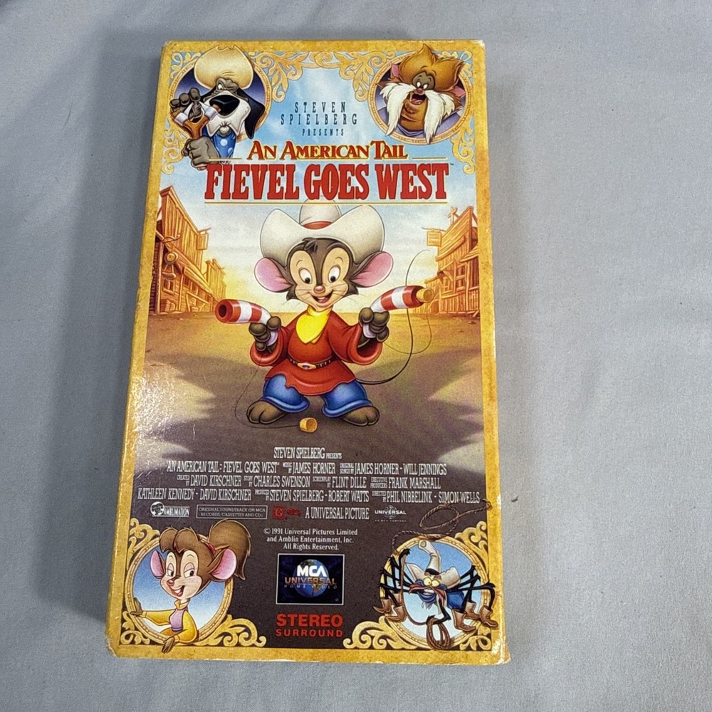 American Tail, An - Fievel Goes West (VHS, 1992)